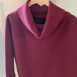 NWT Noli Yoga Noto Pullover Sweater Vino XS $98
